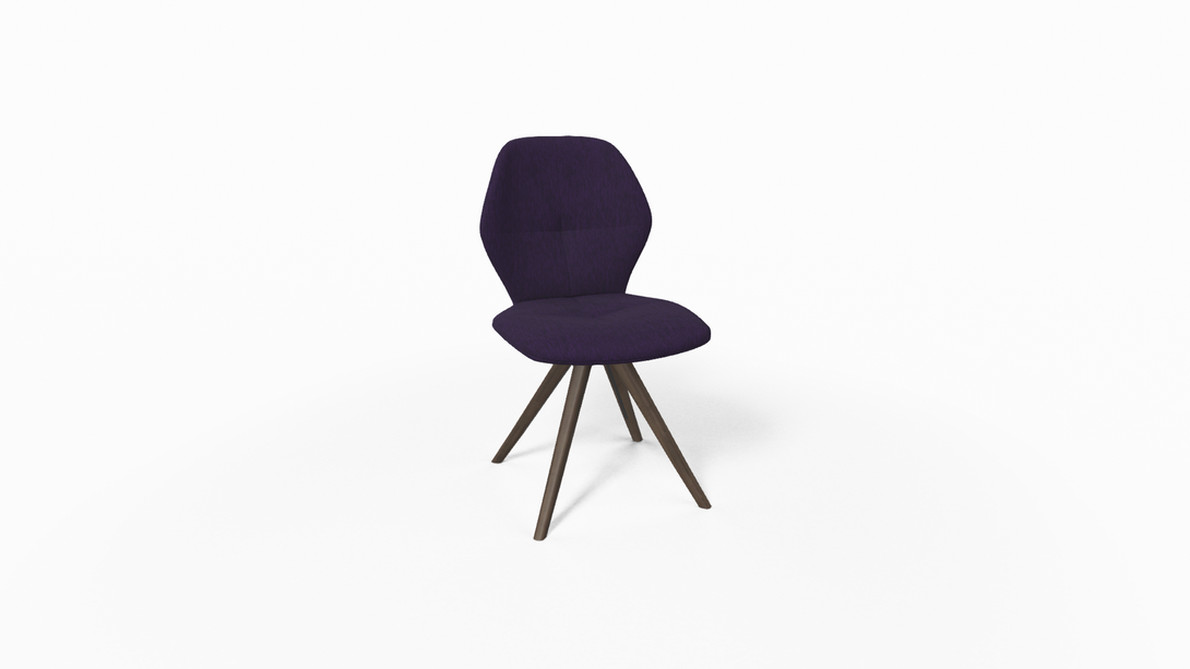 Mobitec Chaise Mood 91 - M0910 Tissu avec pieds inclinés en bois-60