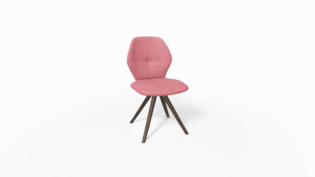 Mobitec Chaise Mood 91 - M0910 Tissu avec pieds inclinés en bois-52
