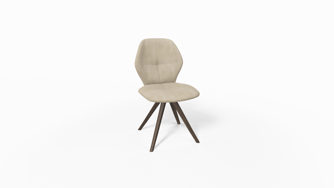 Mobitec Chaise Mood 91 - M0910 Tissu avec pieds inclinés en bois-71