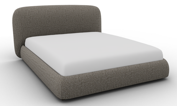 Lit Calligaris CS6090 Noa avec structure sculptée et revêtement tissu ou cuir-01