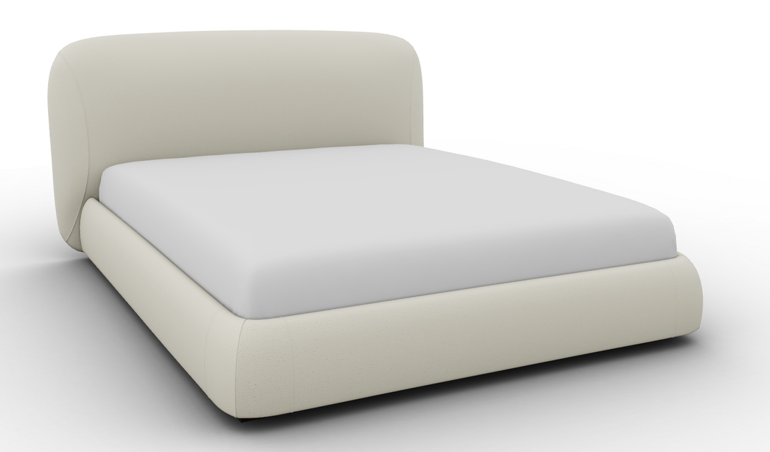 Lit Calligaris CS6090 Noa avec structure sculptée et revêtement tissu ou cuir-12