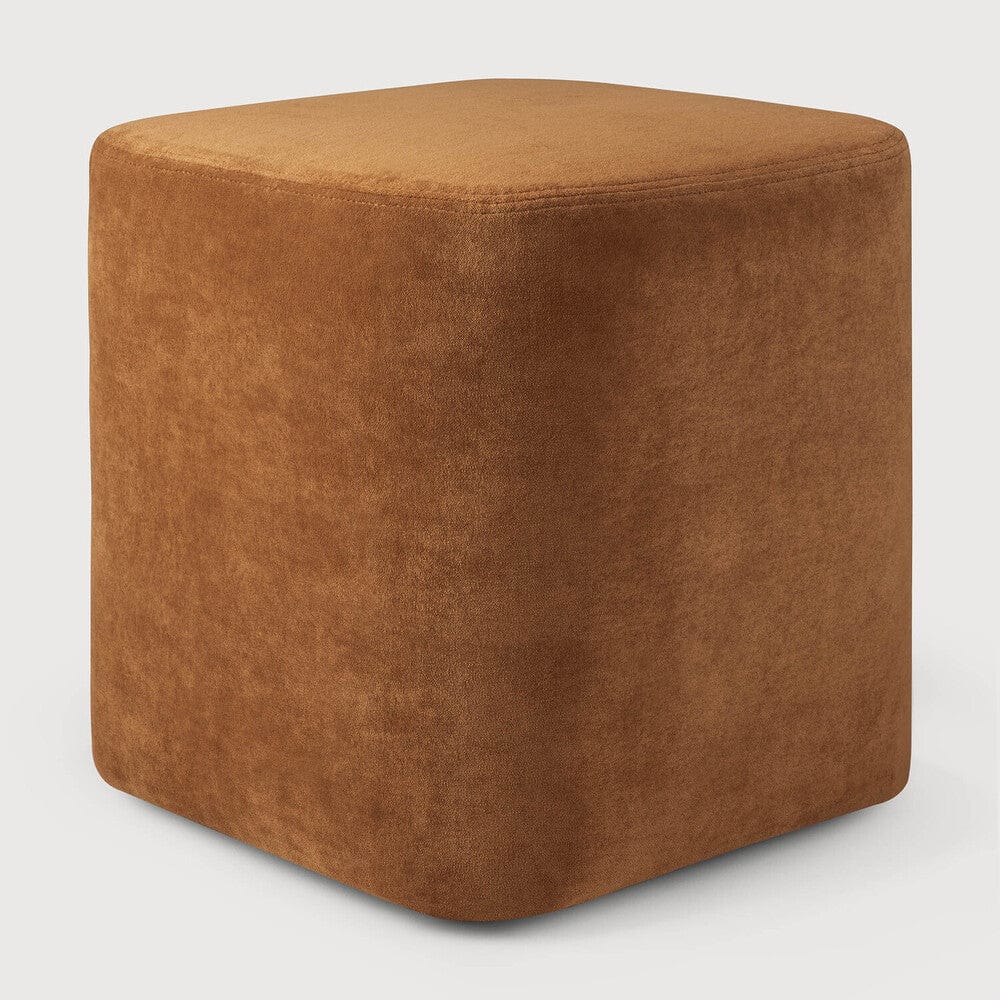 Pouf Cube Ethnicraft Cannelle