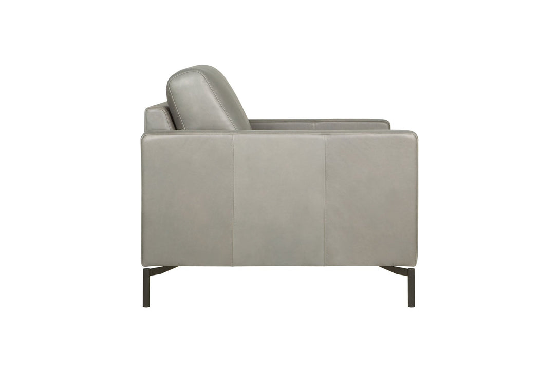 Fauteuil Sits Quattro en cuir Anline-Grey - Armchar - 08