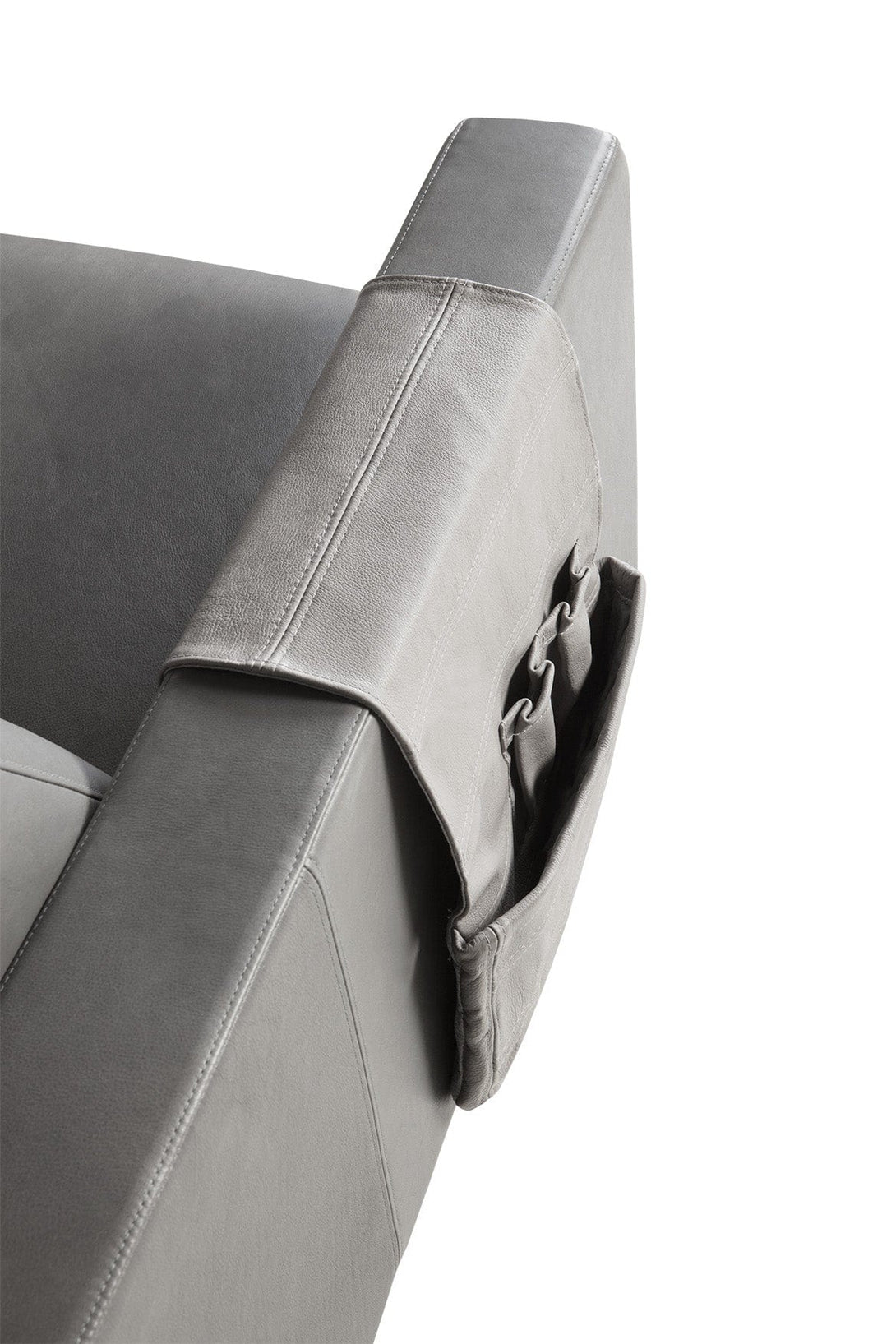 Fauteuil Sits Quattro en cuir Anline-Grey - Armchar - 05