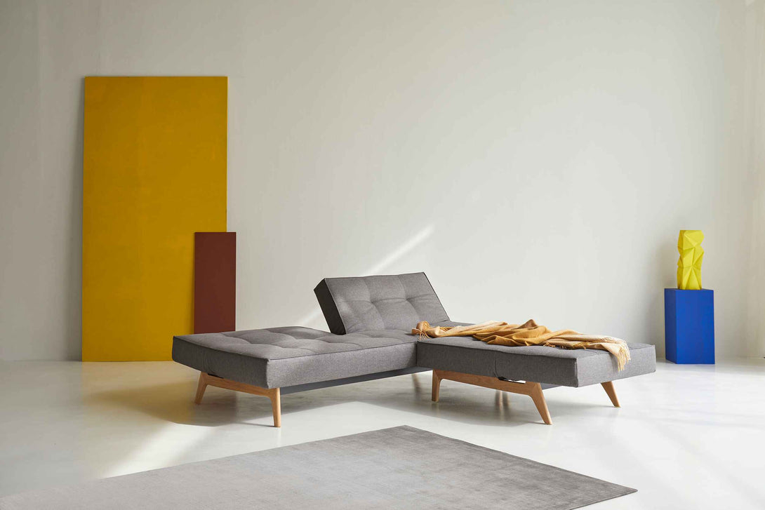 Canapé-lit Innovation Living - Splitback Eik Oak - Sofa Bed - SlaapBank -24