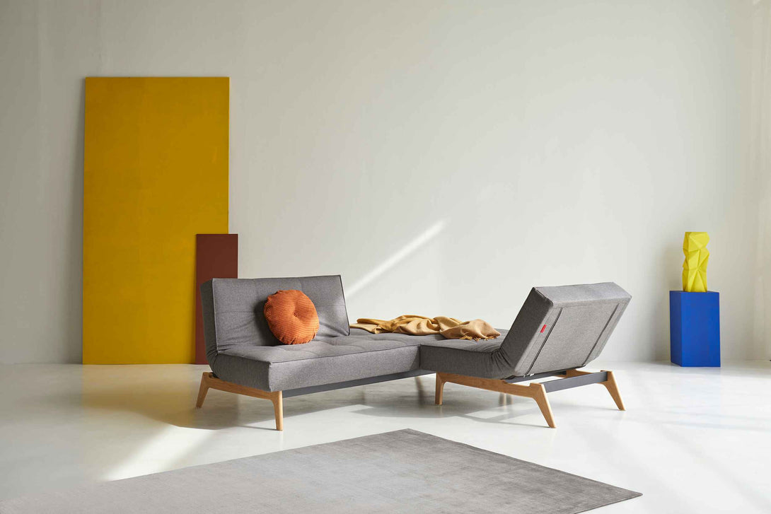 Canapé-lit Innovation Living - Splitback Eik Oak - Sofa Bed - SlaapBank -25