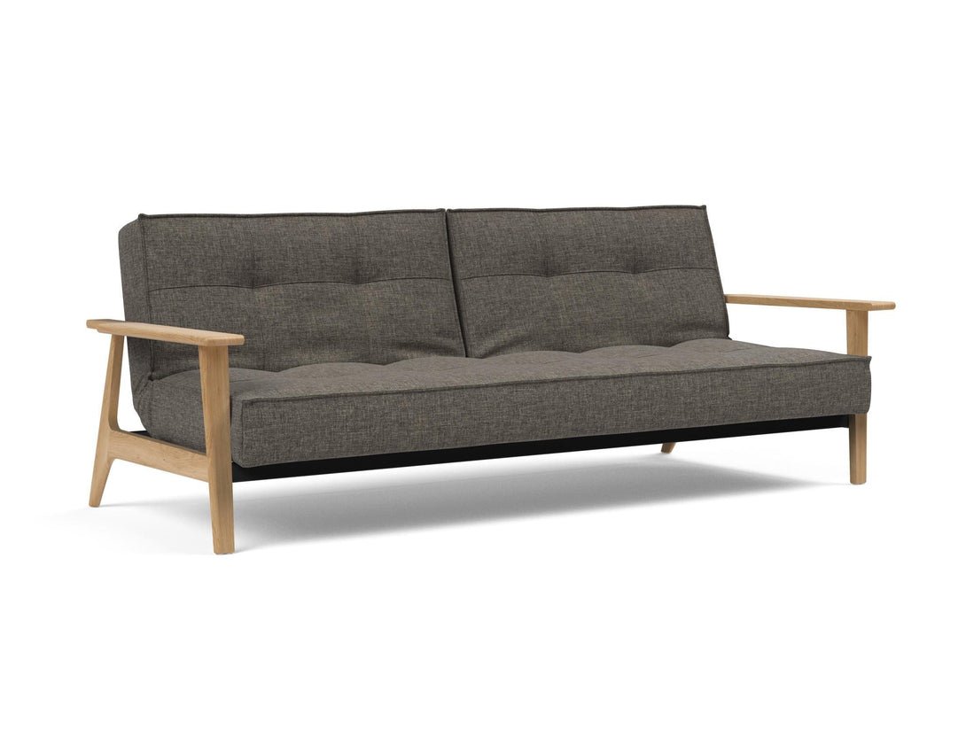 Canapé-lit Innovation Living Splitback Frej Sofa Bed Oak - Slaapbank-27