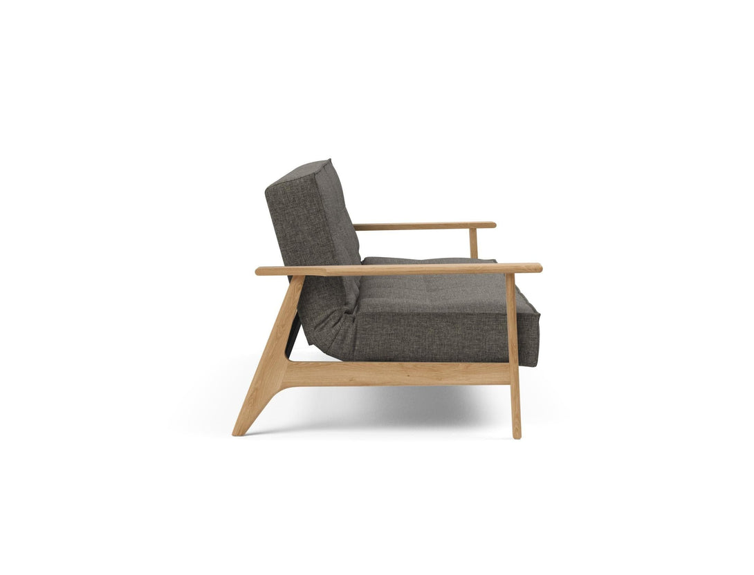 Canapé-lit Innovation Living Splitback Frej Sofa Bed Oak - Slaapbank-30