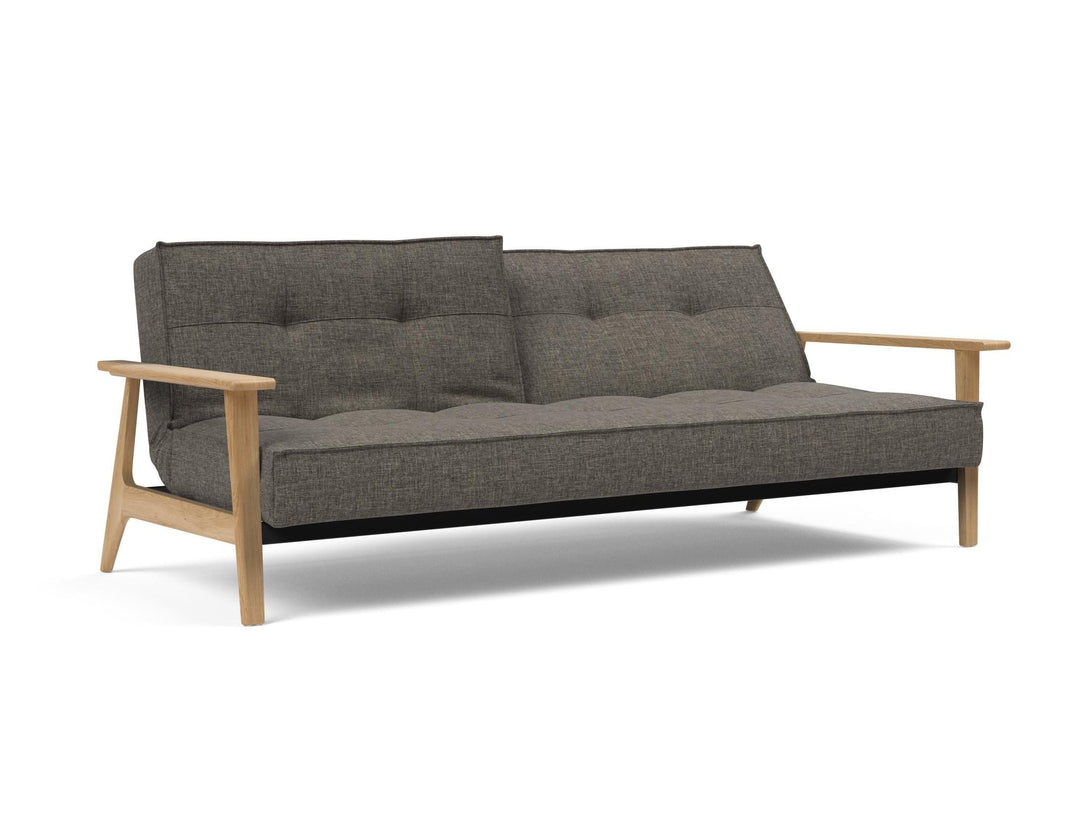 Canapé-lit Innovation Living Splitback Frej Sofa Bed Oak - Slaapbank-28