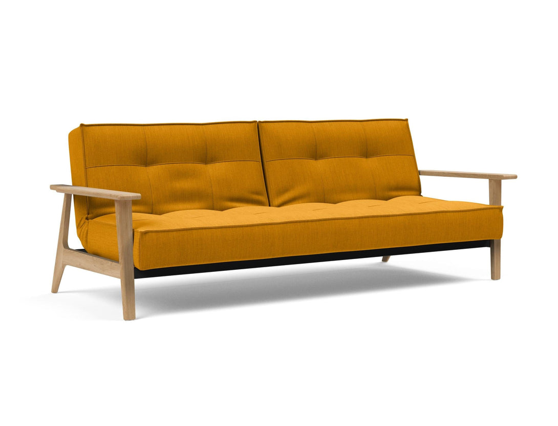 Canapé-lit Innovation Living Splitback Frej Sofa Bed Oak - Slaapbank-3