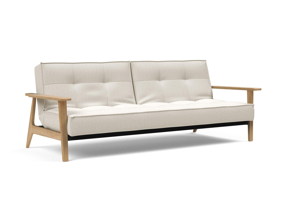 Canapé-lit Innovation Living Splitback Frej Sofa Bed Oak - Slaapbank-11