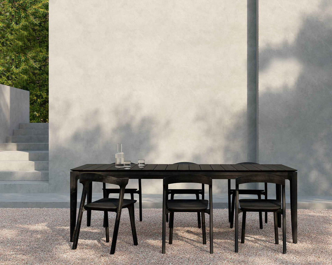 Table de Jardin Bok en Teck Noir Ethnicraft