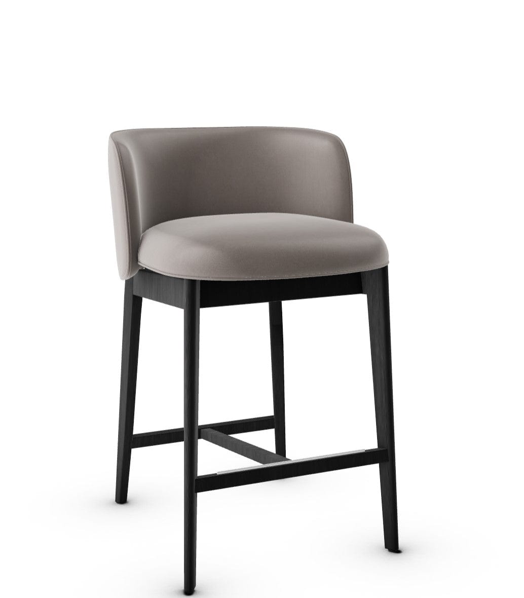 Tabouret Calligaris - Abrey (Pieds en bois) CS2042 avec assise rembourrée et cadre en bois-20