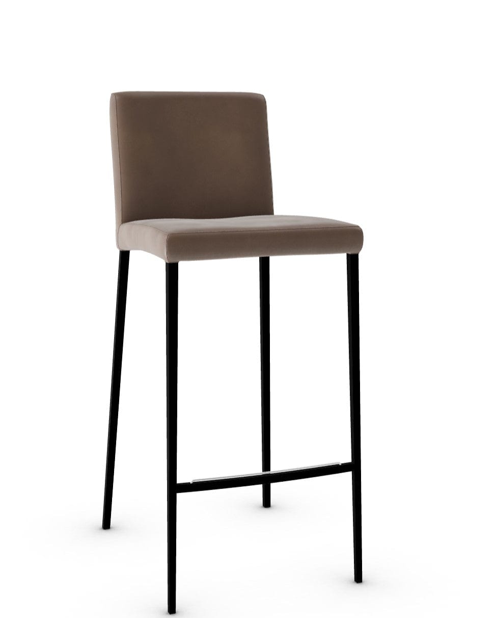 Tabouret Calligaris - Adia (Pieds en métal) CS2017 avec assise rembourrée et pieds métalliques assortis-3