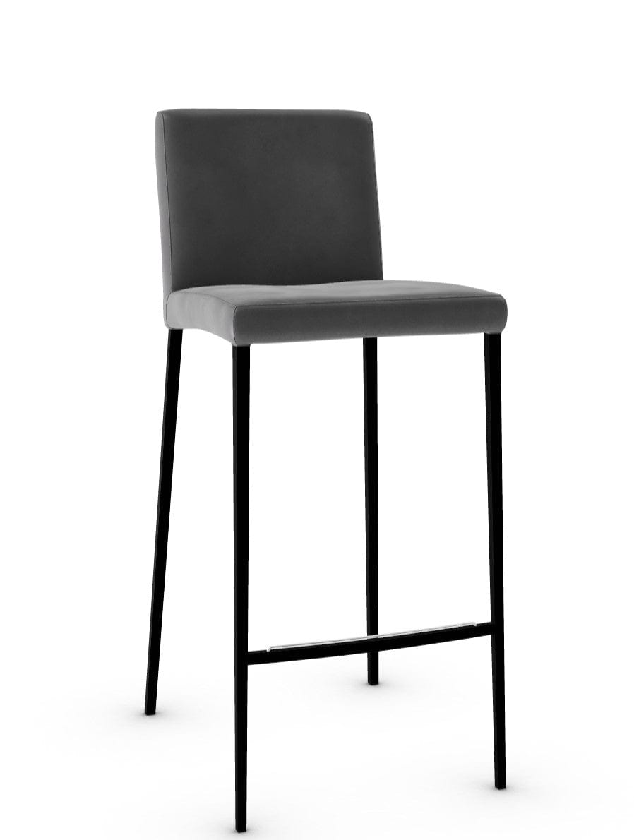 Tabouret Calligaris - Adia (Pieds en métal) CS2017 avec assise rembourrée et pieds métalliques assortis-5