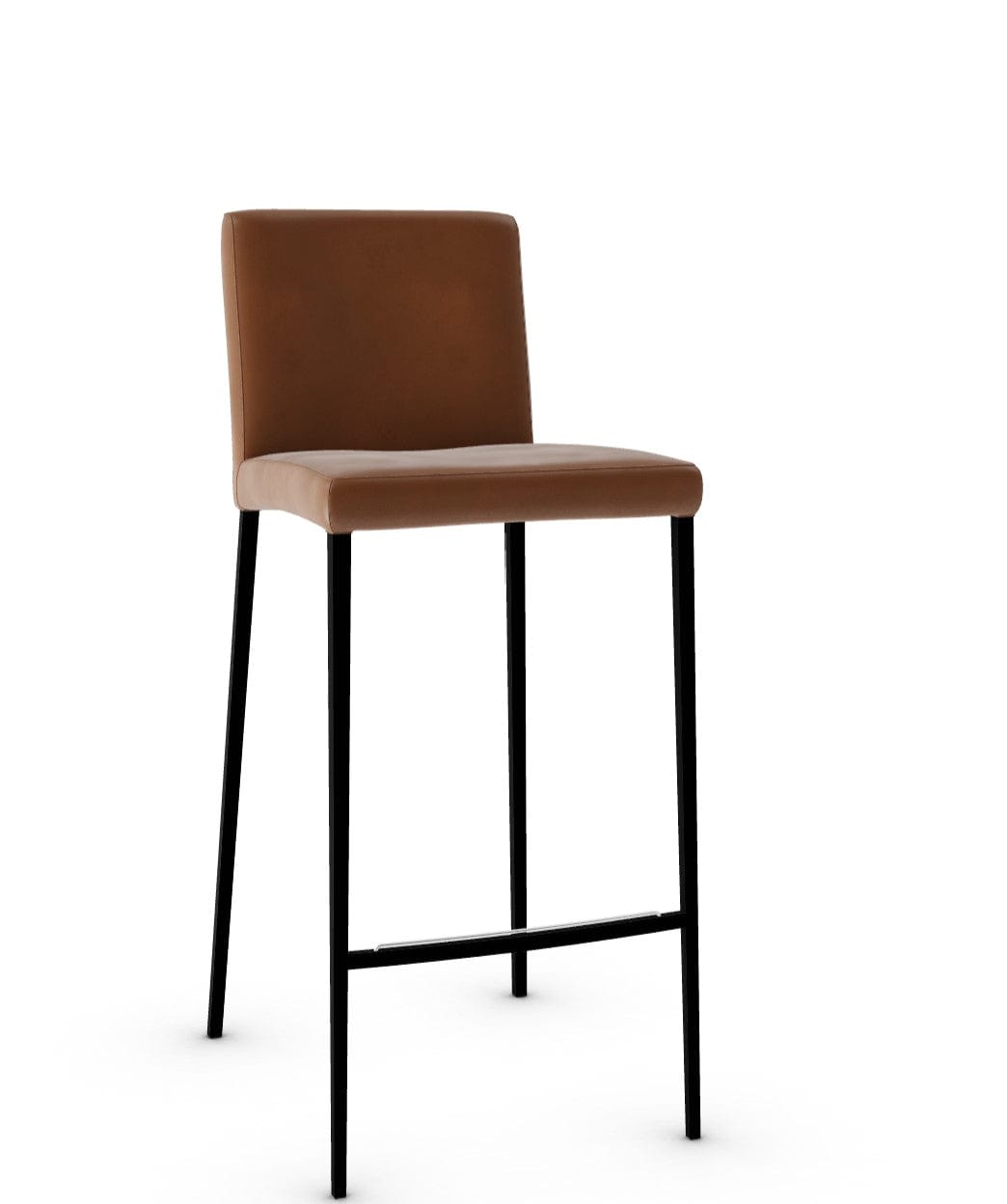 Tabouret Calligaris - Adia (Pieds en métal) CS2017 avec assise rembourrée et pieds métalliques assortis-4