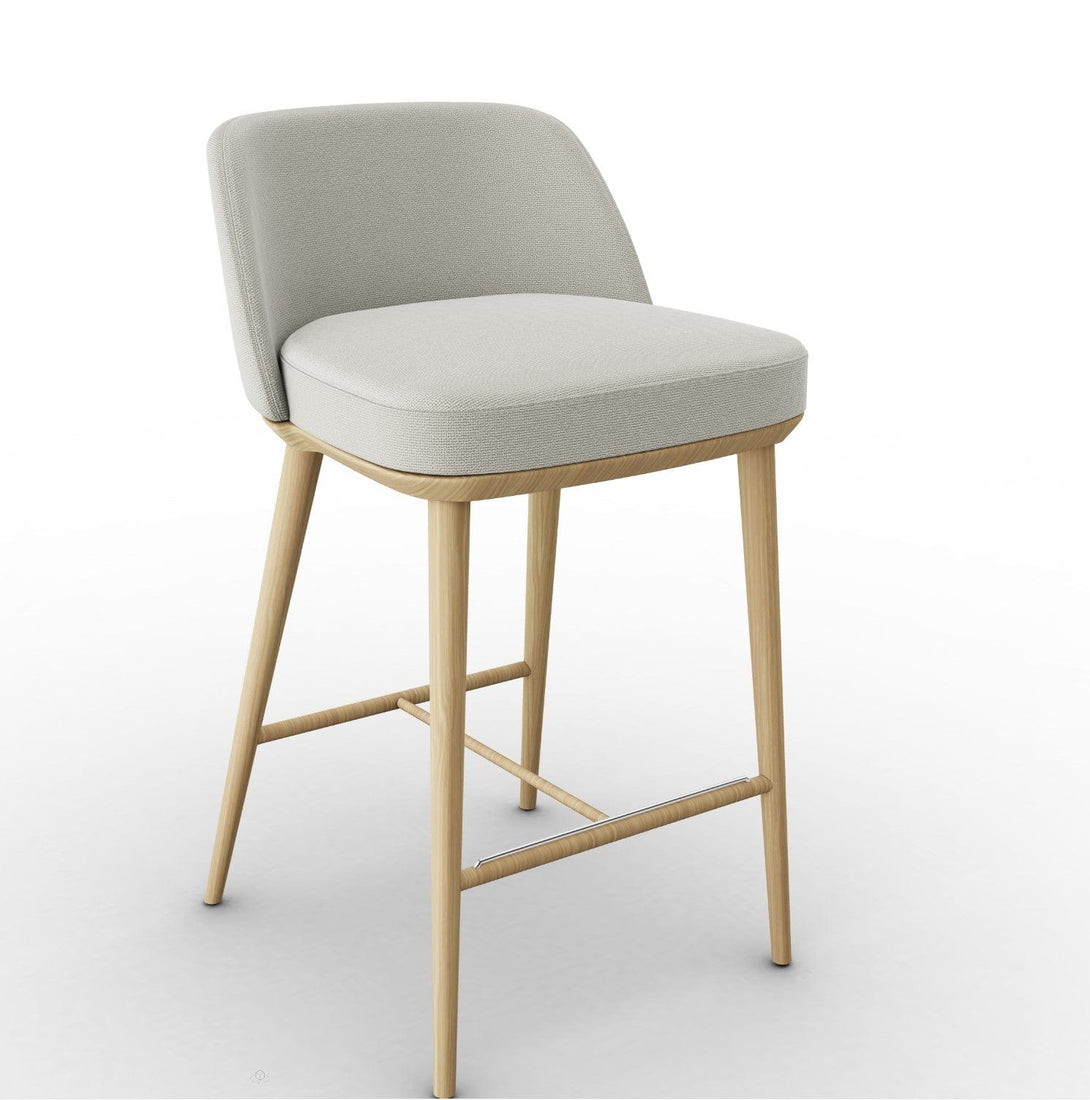 Tabouret Calligaris - Foyer CS2072 en bois de frêne avec assise rembourrée-20