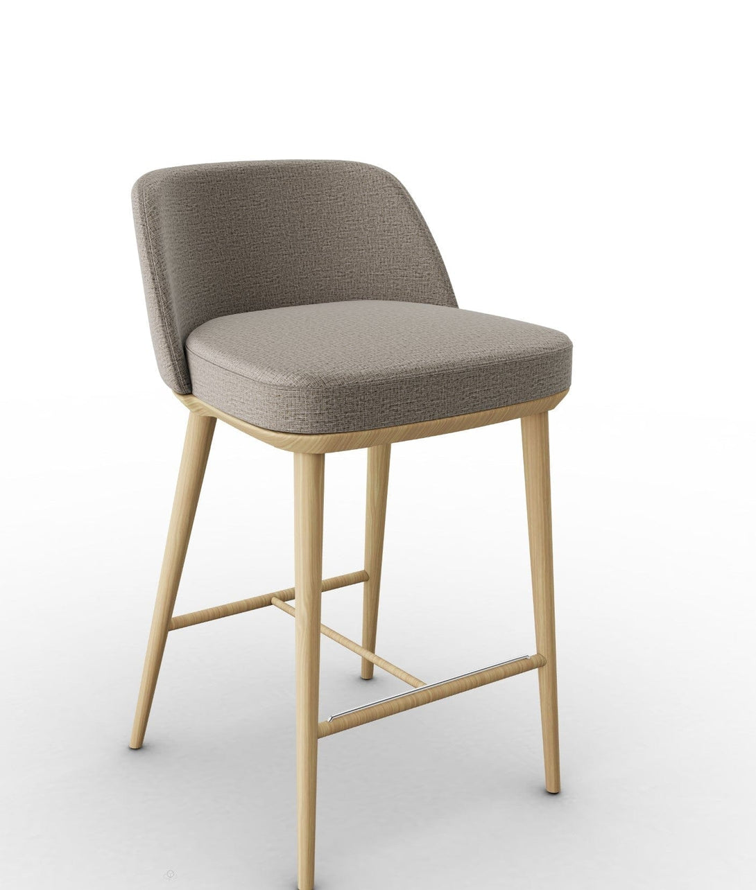 Tabouret Calligaris - Foyer CS2072 en bois de frêne avec assise rembourrée-22