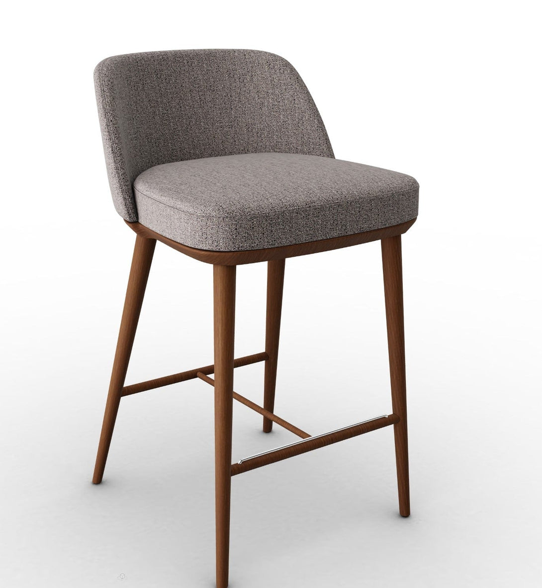 Tabouret Calligaris - Foyer CS2072 en bois de frêne avec assise rembourrée-10