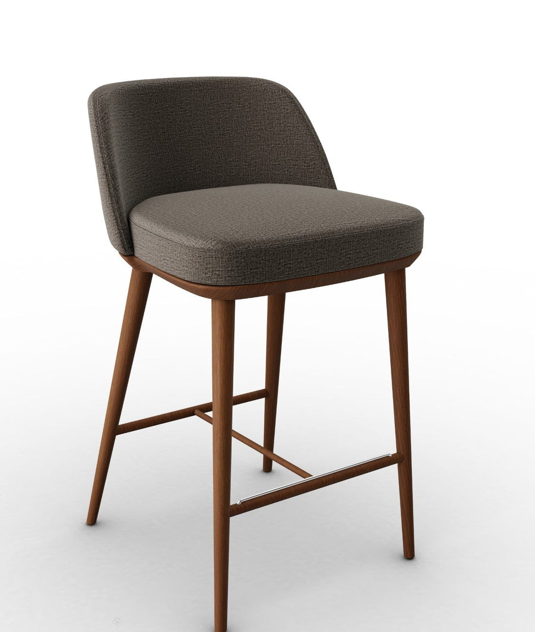 Tabouret Calligaris - Foyer CS2072 en bois de frêne avec assise rembourrée-8