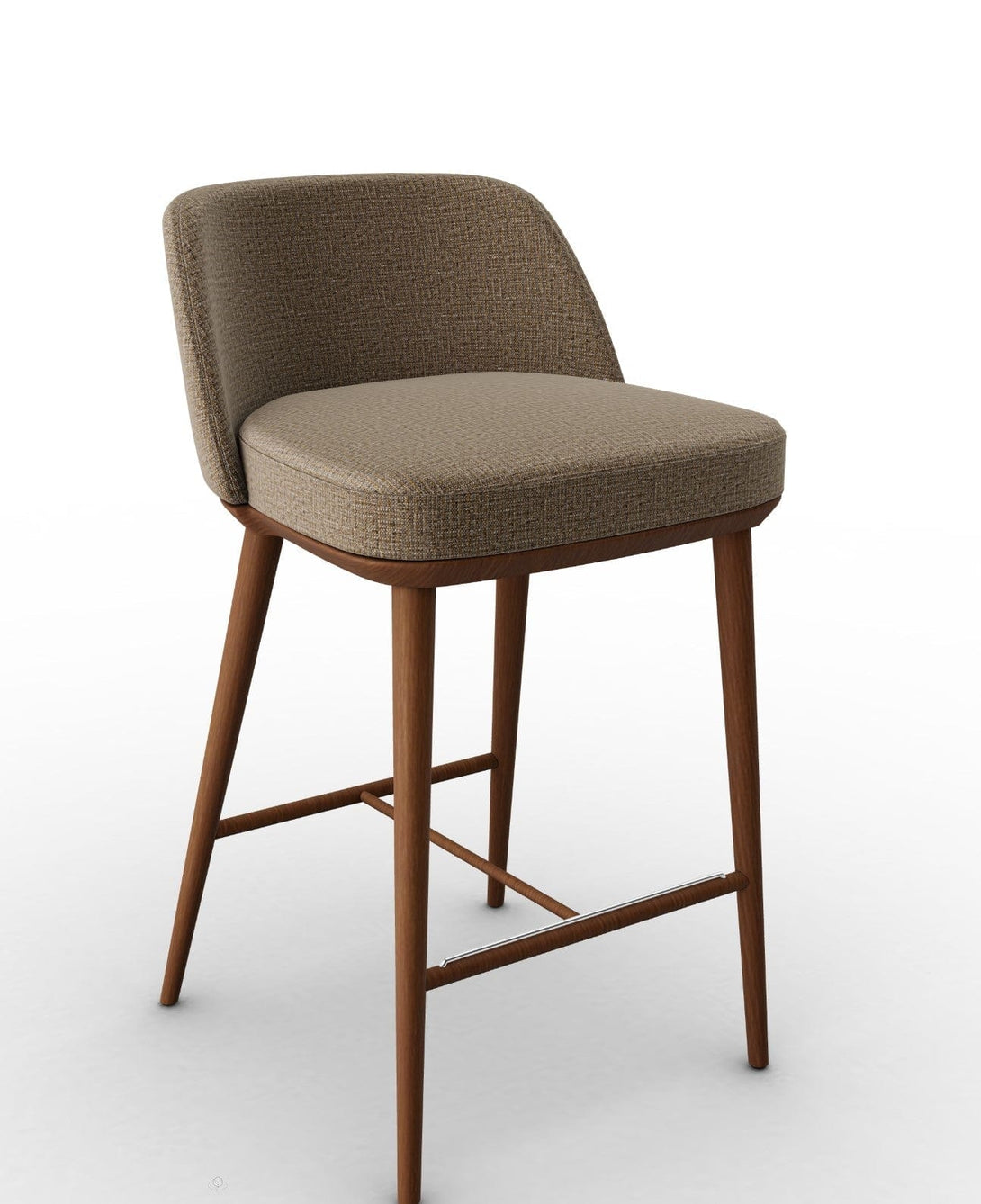 Tabouret Calligaris - Foyer CS2072 en bois de frêne avec assise rembourrée-7