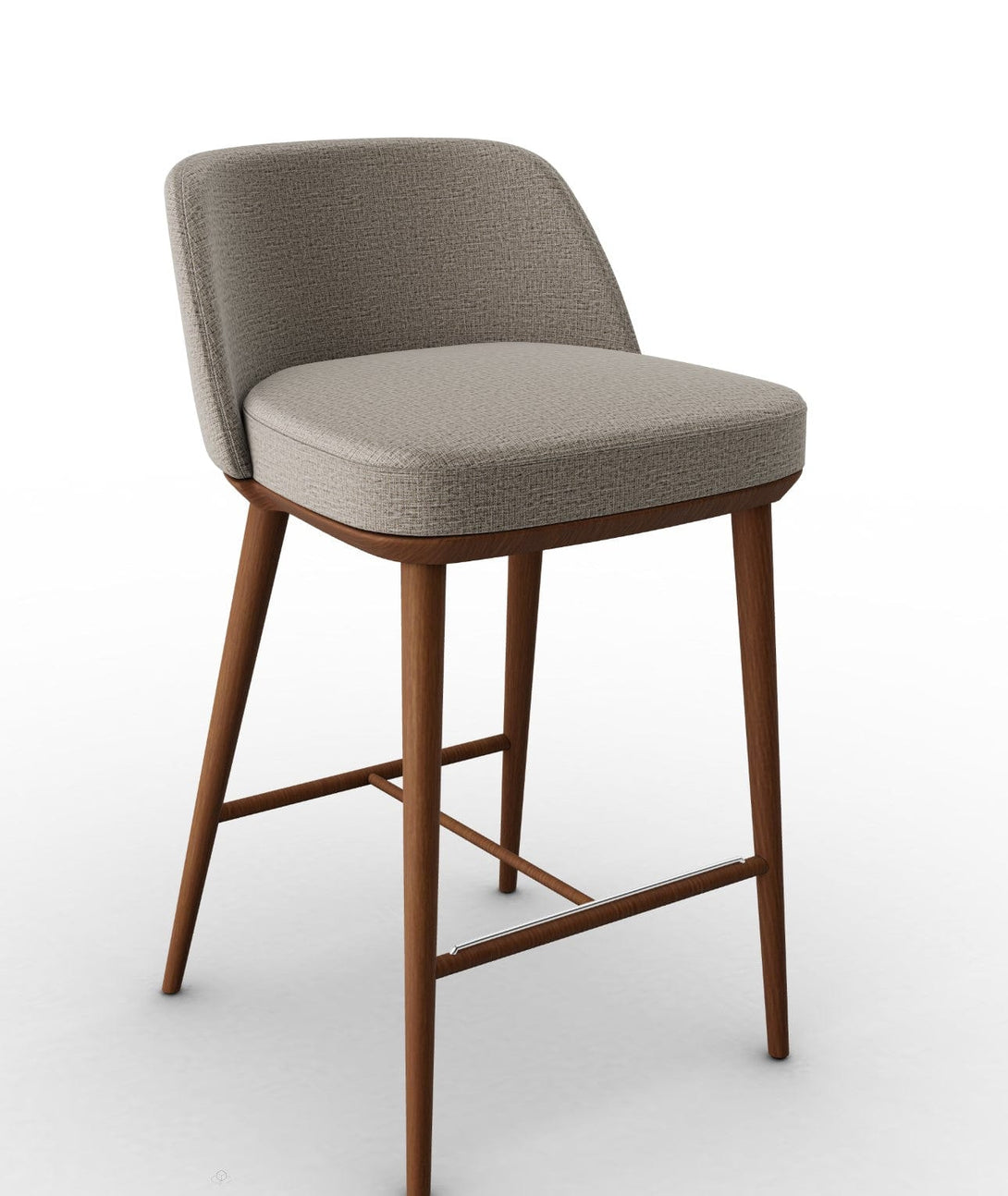 Tabouret Calligaris - Foyer CS2072 en bois de frêne avec assise rembourrée-6