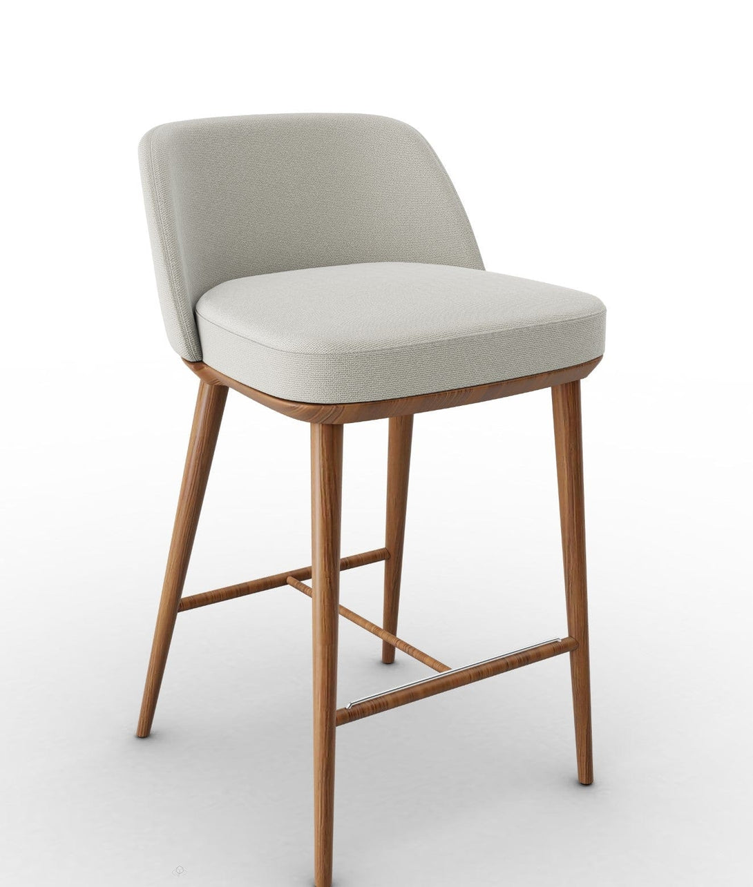 Tabouret Calligaris - Foyer CS2072 en bois de frêne avec assise rembourrée-12