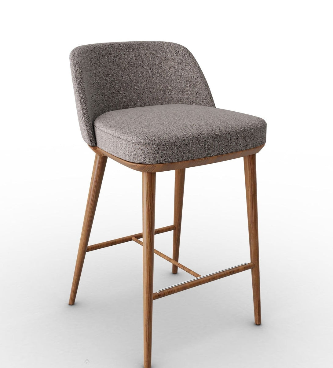 Tabouret Calligaris - Foyer CS2072 en bois de frêne avec assise rembourrée-18