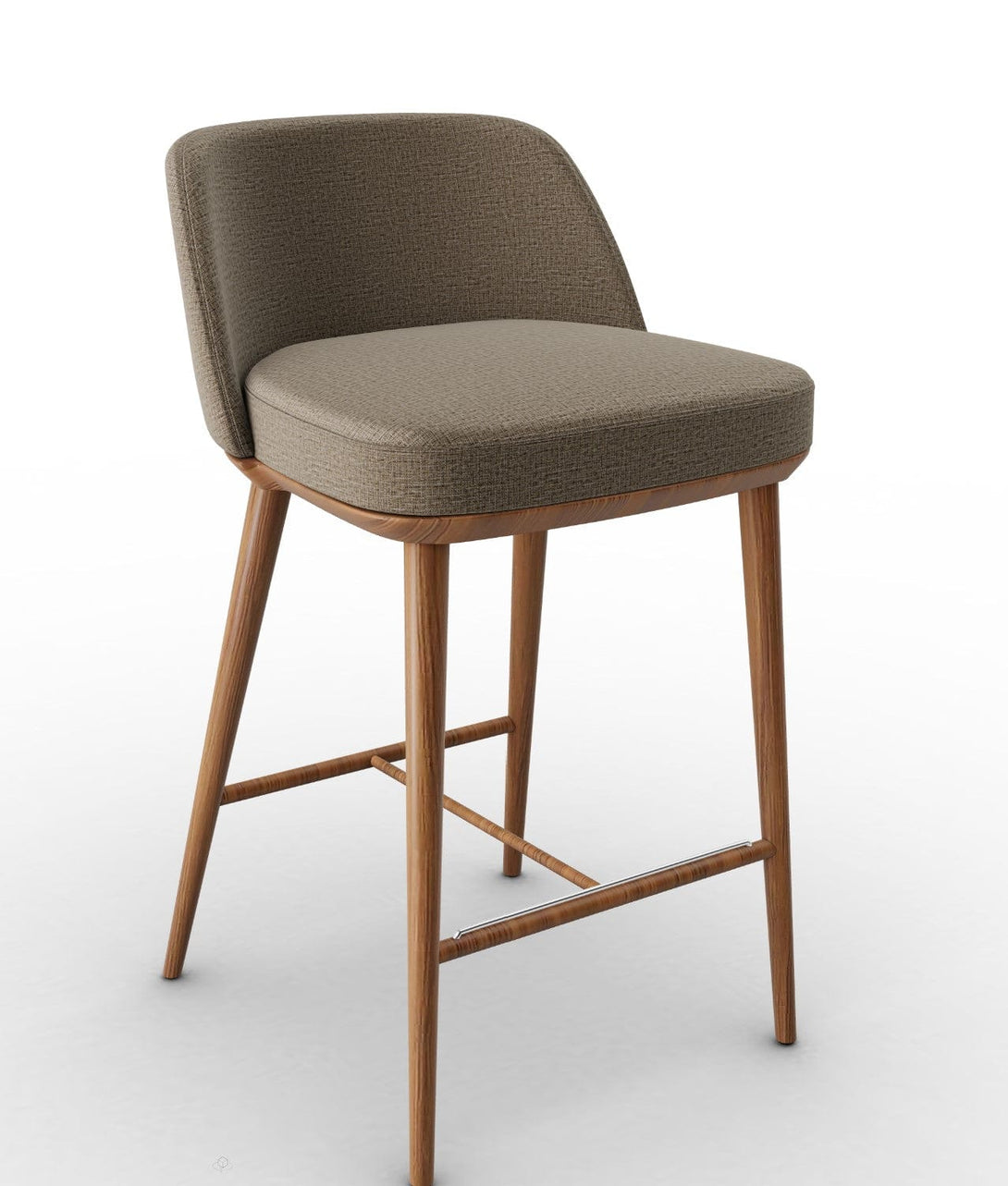 Tabouret Calligaris - Foyer CS2072 en bois de frêne avec assise rembourrée-13