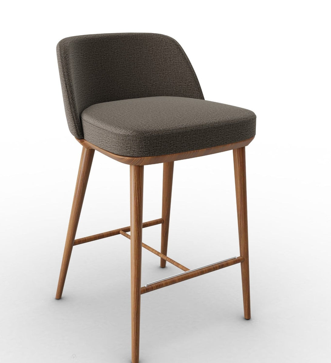 Tabouret Calligaris - Foyer CS2072 en bois de frêne avec assise rembourrée-16