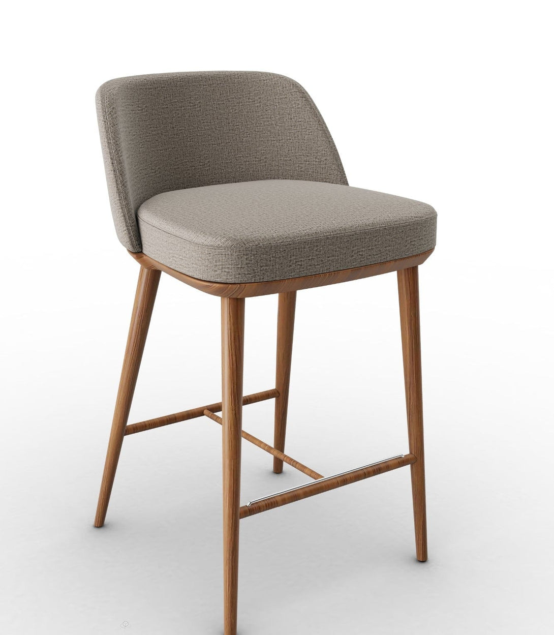 Tabouret Calligaris - Foyer CS2072 en bois de frêne avec assise rembourrée-14