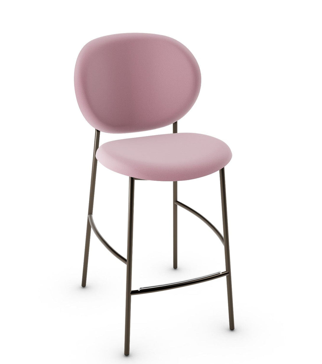 Tabouret Calligaris - INÈS CS2022 avec dossier enveloppant et base en métal-49