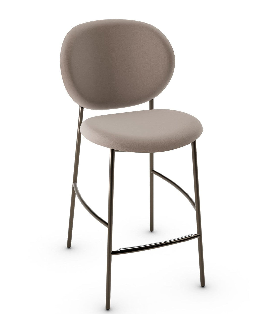 Tabouret Calligaris - INÈS CS2022 avec dossier enveloppant et base en métal-44