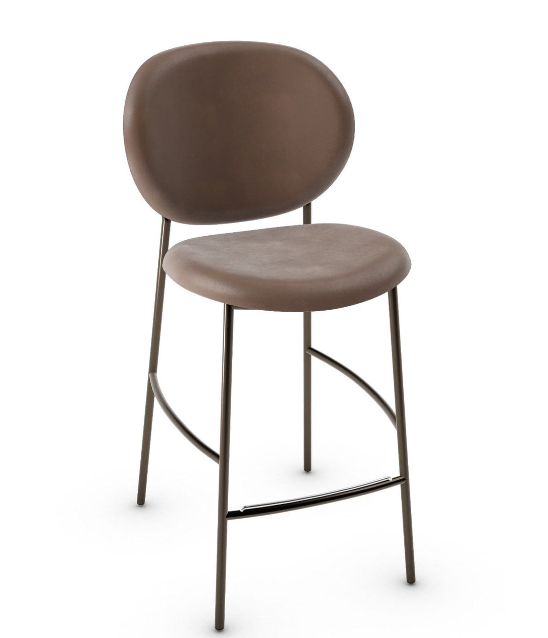 Tabouret Calligaris - INÈS CS2022 avec dossier enveloppant et base en métal-39