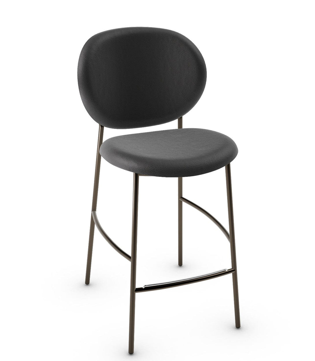 Tabouret Calligaris - INÈS CS2022 avec dossier enveloppant et base en métal-42