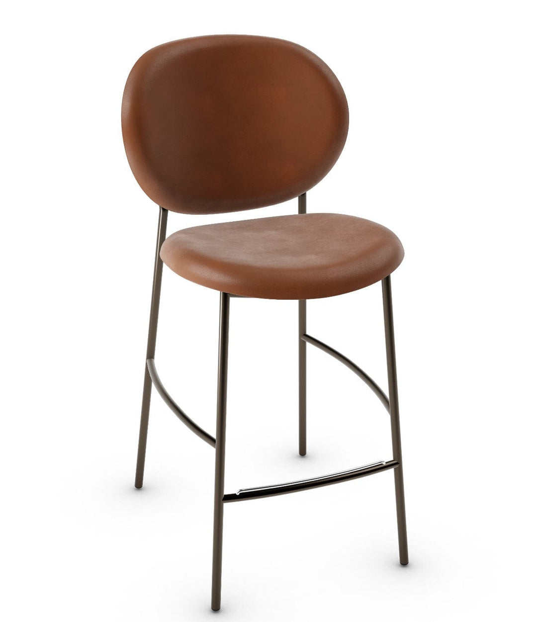 Tabouret Calligaris - INÈS CS2022 avec dossier enveloppant et base en métal-40