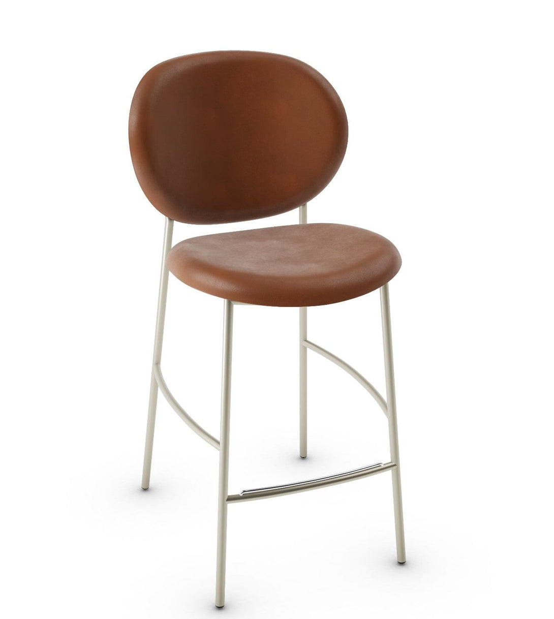 Calligaris kruk - INÈS CS2022 met omhullende rugleuning en metalen onderstel-76