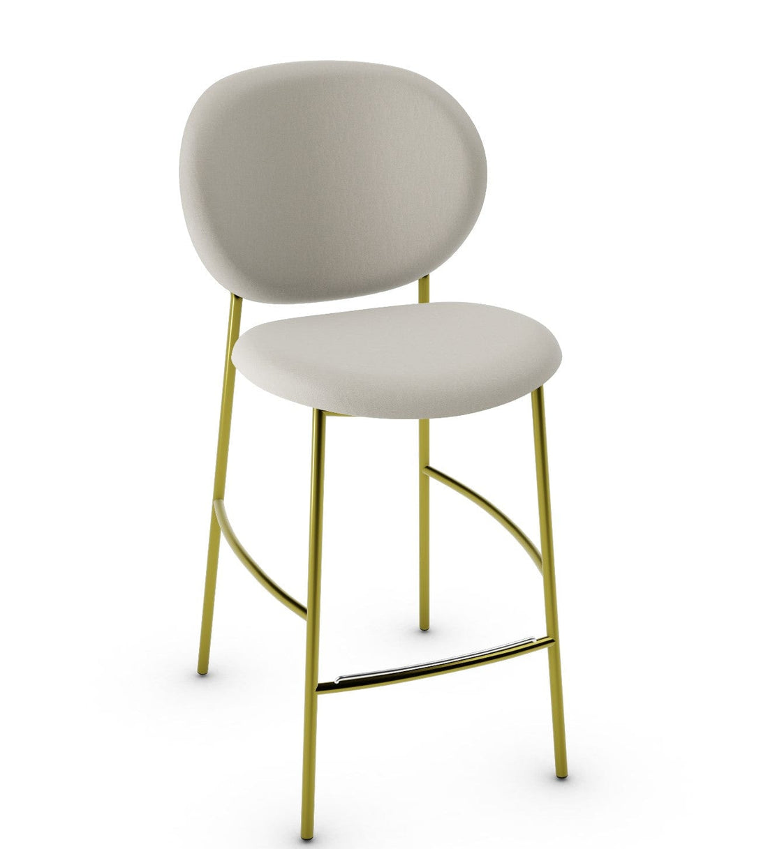 Calligaris kruk - INÈS CS2022 met omhullende rugleuning en metalen onderstel-61