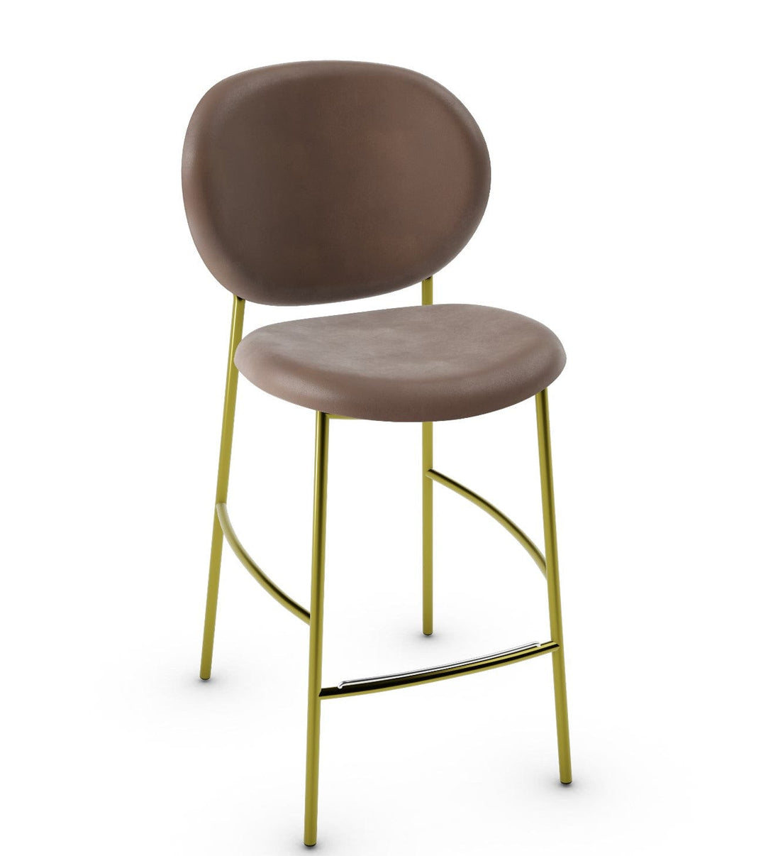Calligaris kruk - INÈS CS2022 met omhullende rugleuning en metalen onderstel-57