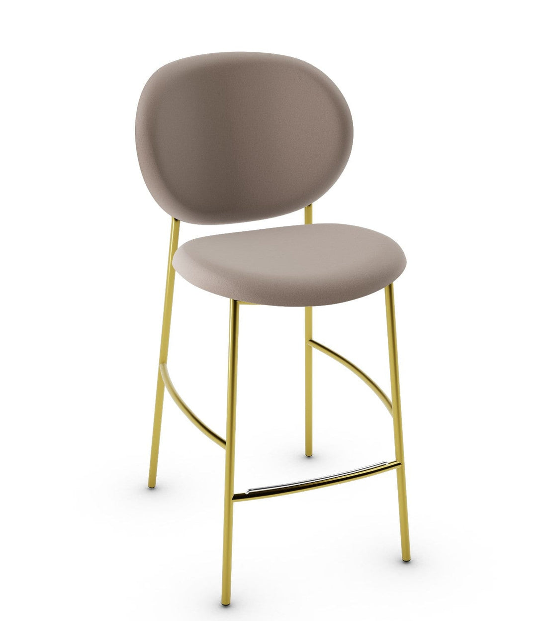 Tabouret Calligaris - INÈS CS2022 avec dossier enveloppant et base en métal-26