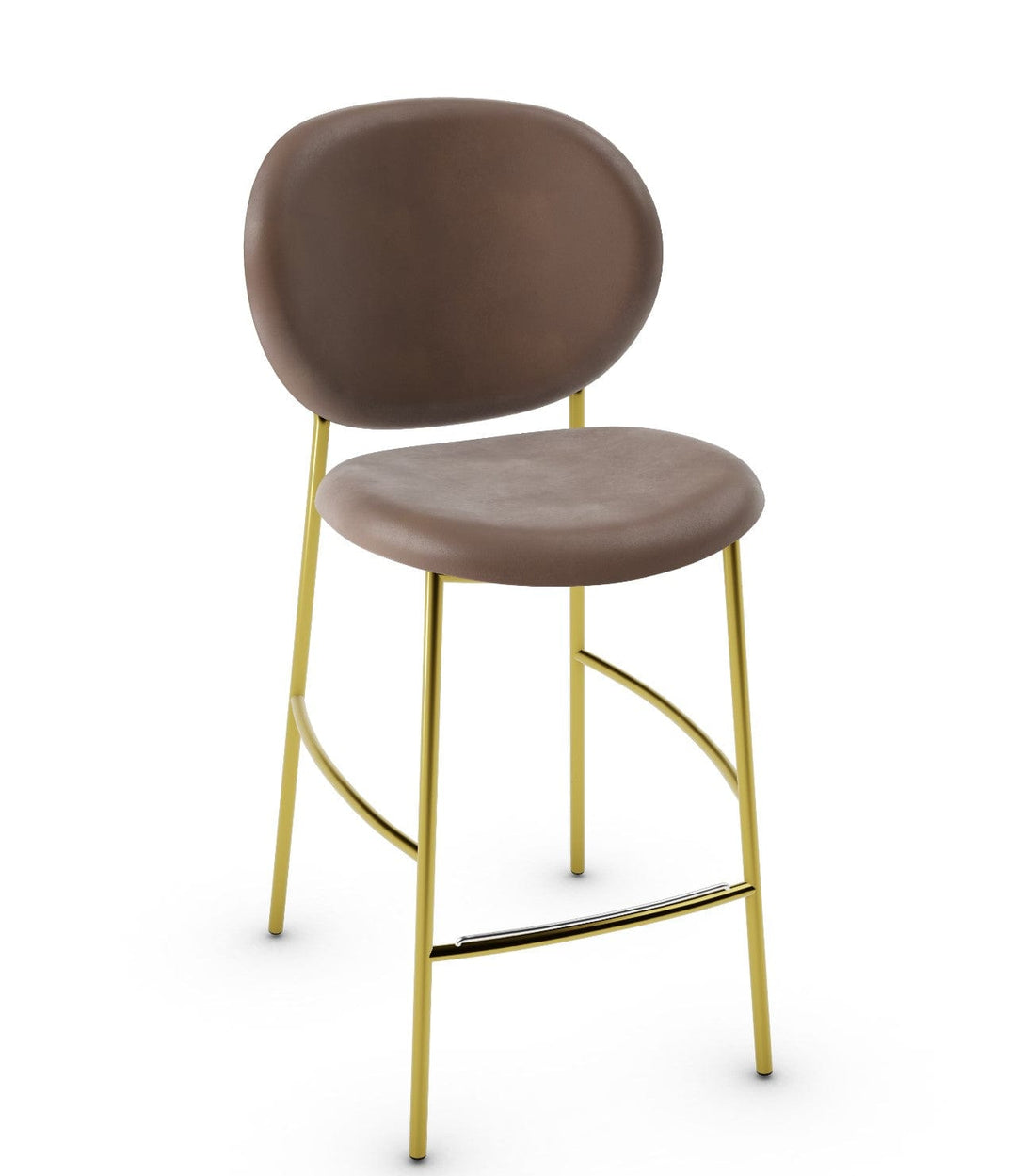 Tabouret Calligaris - INÈS CS2022 avec dossier enveloppant et base en métal-21