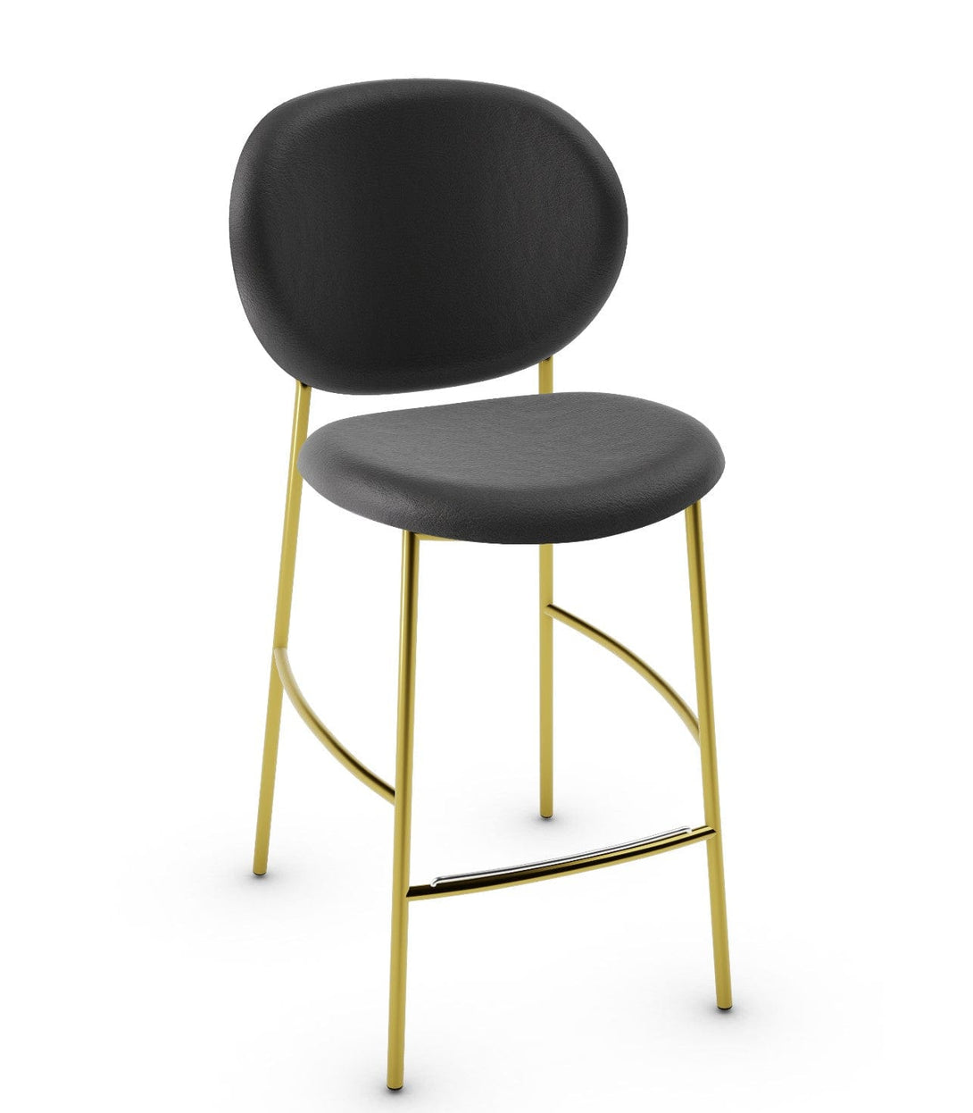 Tabouret Calligaris - INÈS CS2022 avec dossier enveloppant et base en métal-24