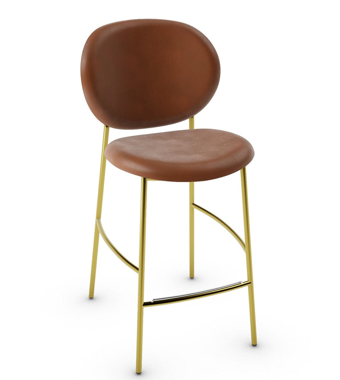 Tabouret Calligaris - INÈS CS2022 avec dossier enveloppant et base en métal-22