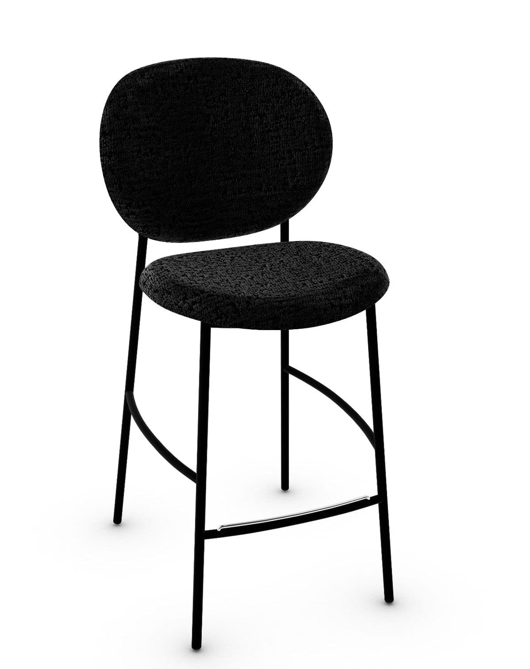 Tabouret Calligaris - INÈS CS2022 avec dossier enveloppant et base en métal-20