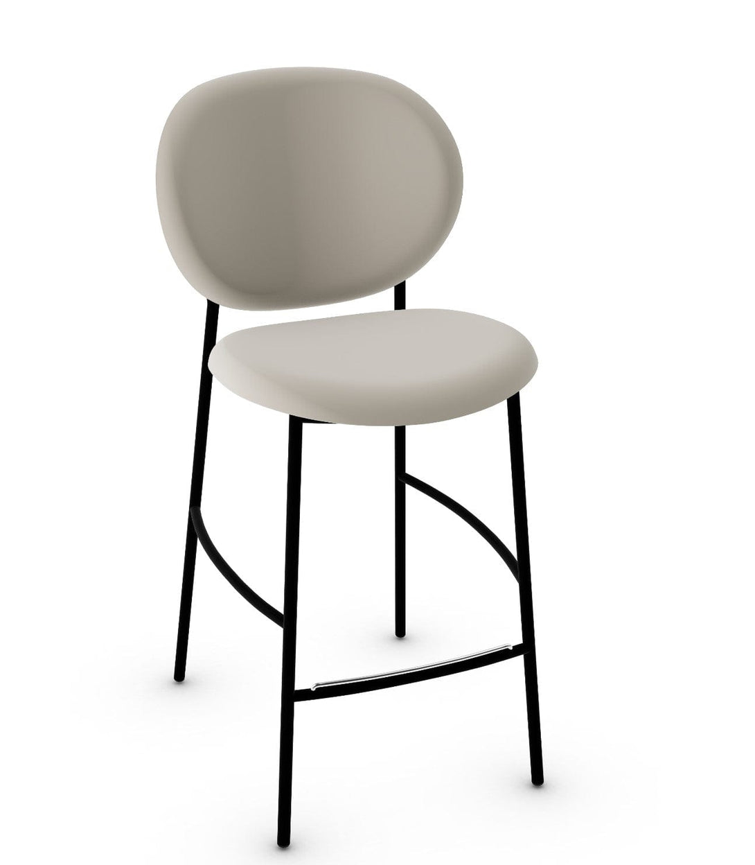 Tabouret Calligaris - INÈS CS2022 avec dossier enveloppant et base en métal-15