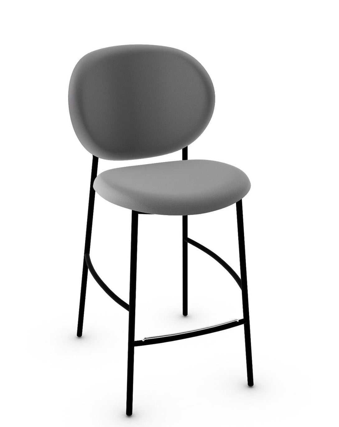 Tabouret Calligaris - INÈS CS2022 avec dossier enveloppant et base en métal-12