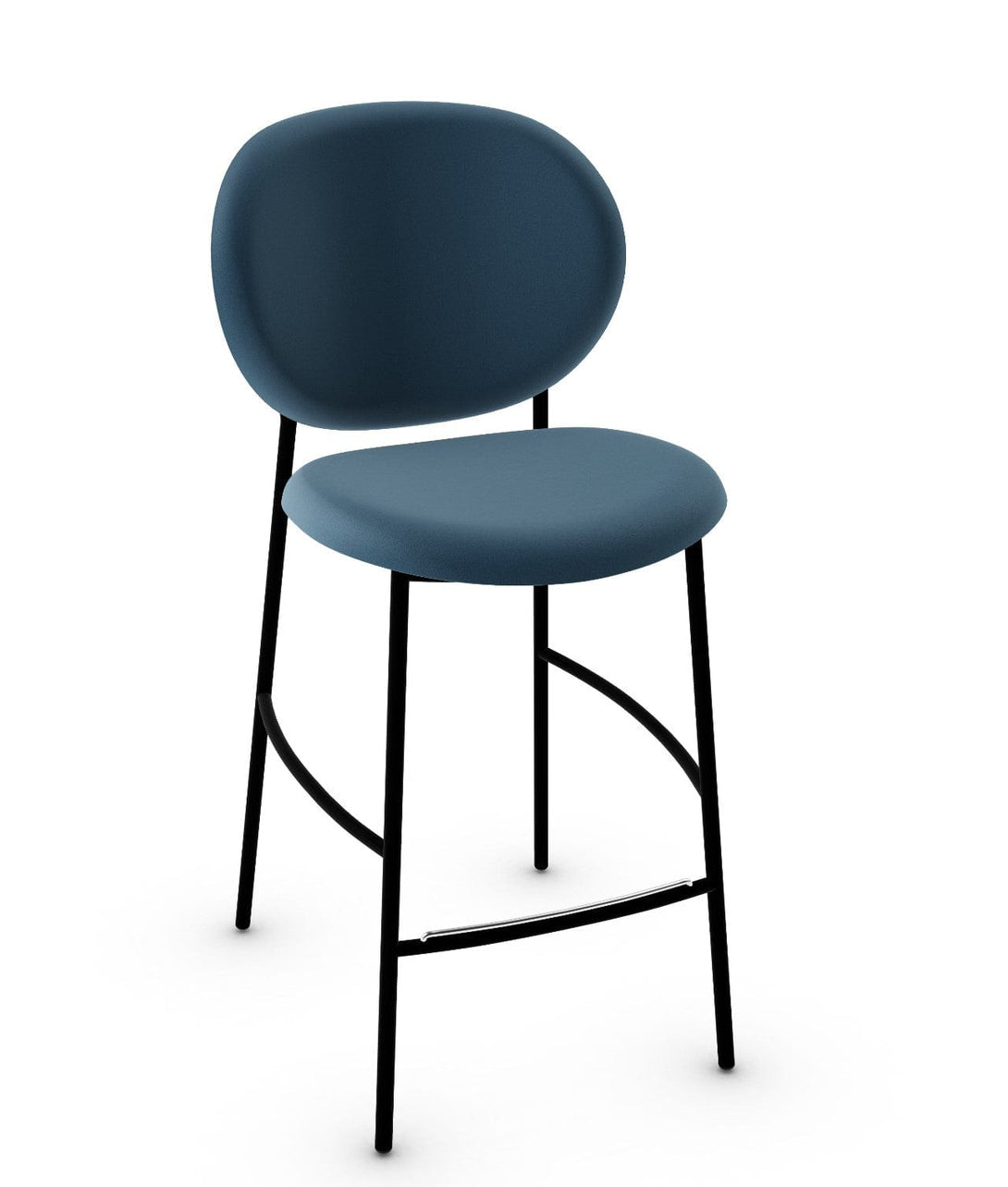 Tabouret Calligaris - INÈS CS2022 avec dossier enveloppant et base en métal-10