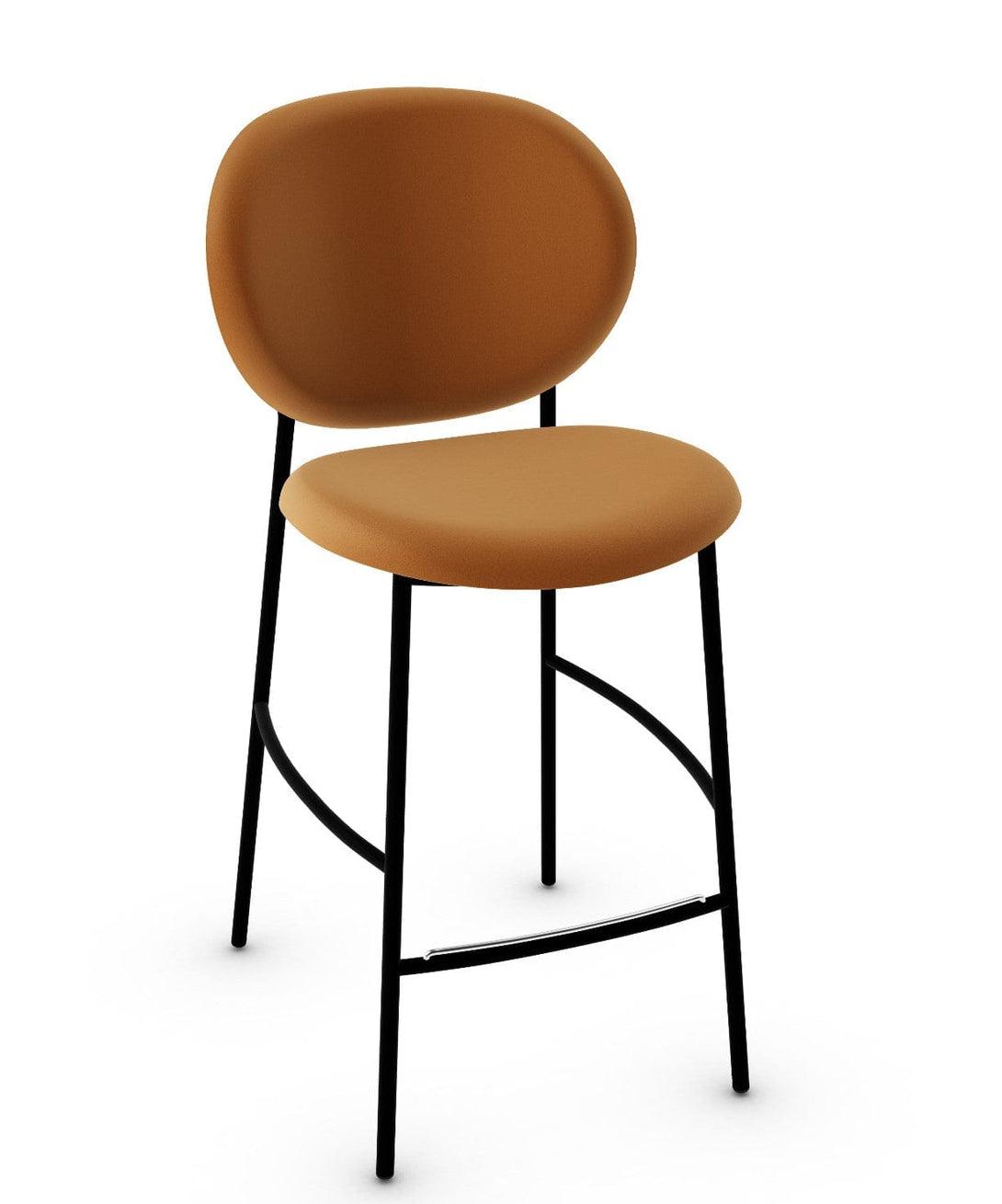 Tabouret Calligaris - INÈS CS2022 avec dossier enveloppant et base en métal-11