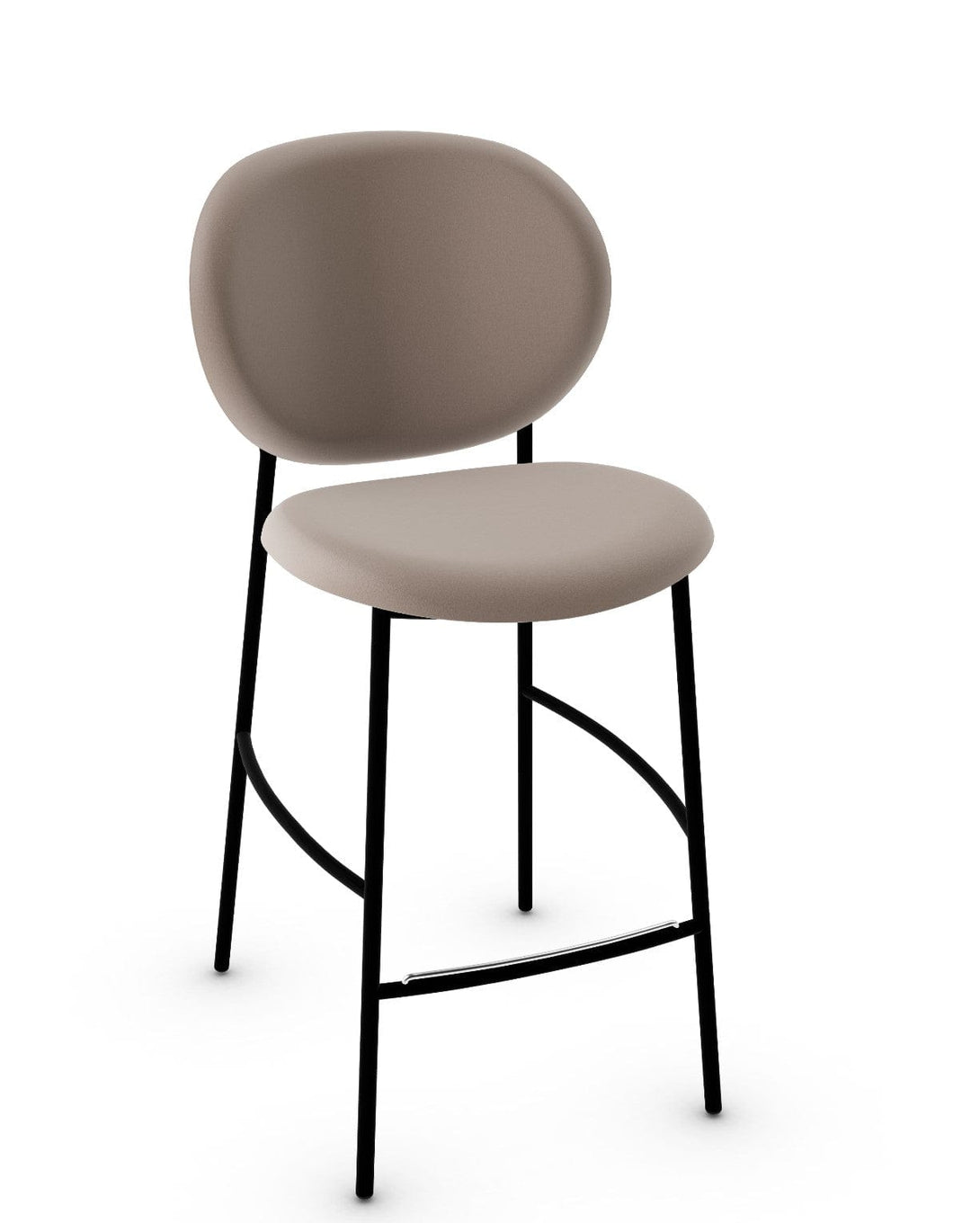 Tabouret Calligaris - INÈS CS2022 avec dossier enveloppant et base en métal-8