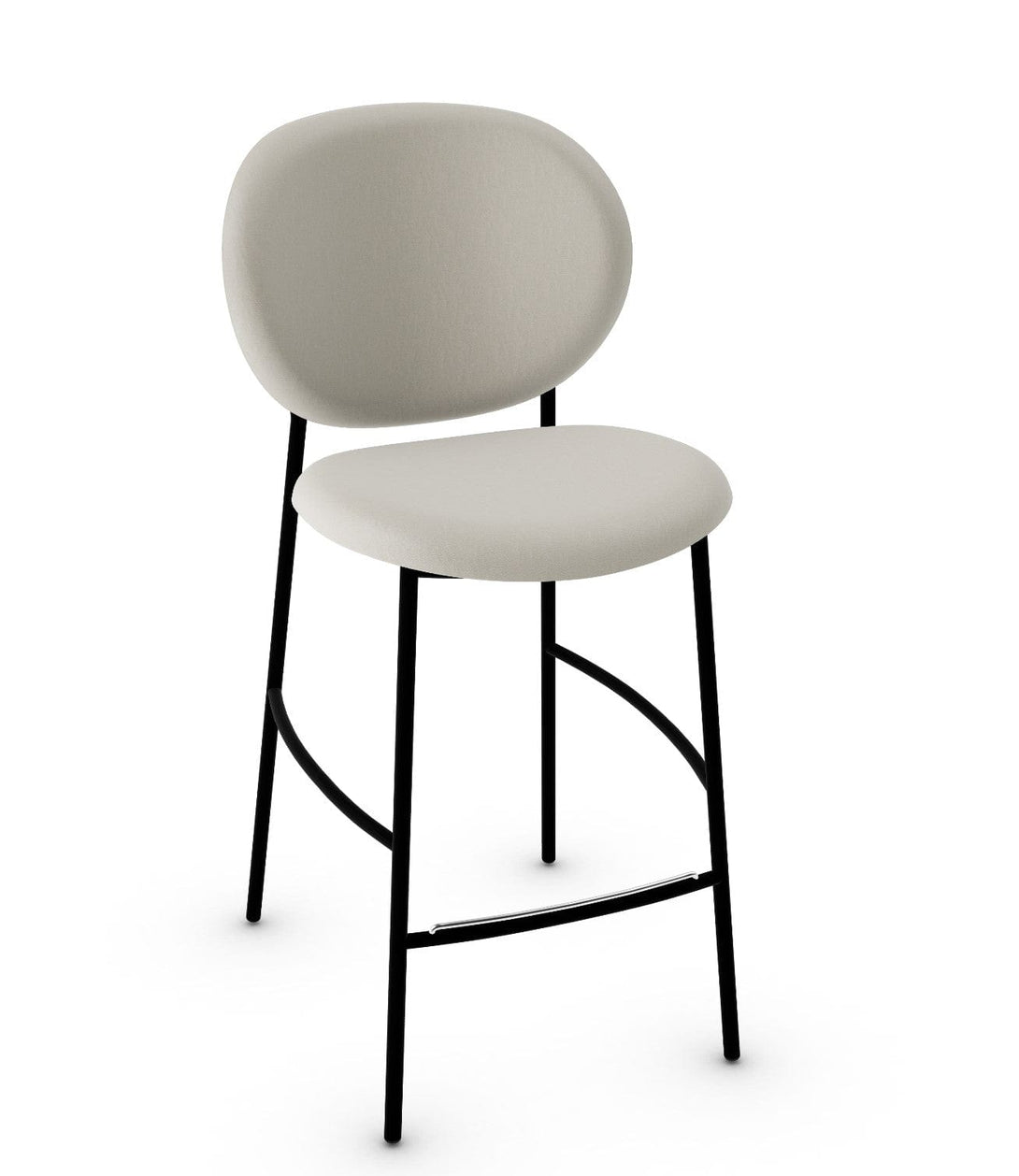 Tabouret Calligaris - INÈS CS2022 avec dossier enveloppant et base en métal-7